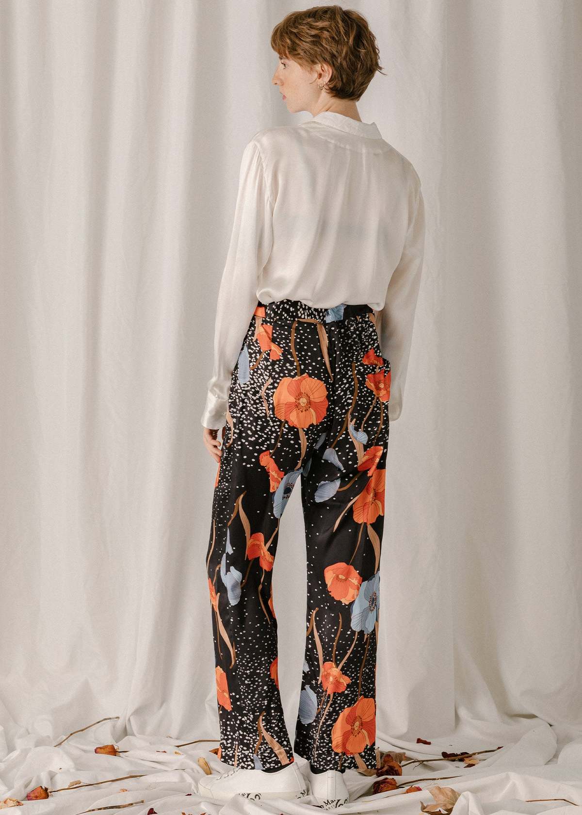 Geoffrey B. Small Relaxed Drawstring Leisure Trousers - Multicolor - Image 2 of 2