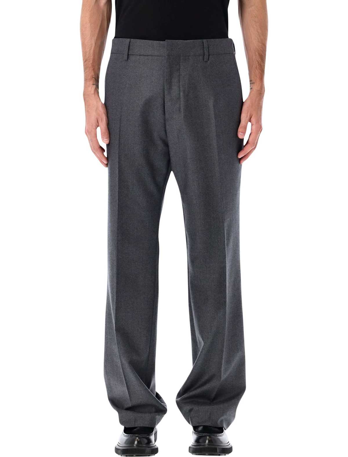 Ami Alexandre Mattiussi Classic Trousers - Anthracite - Image 1 of 3