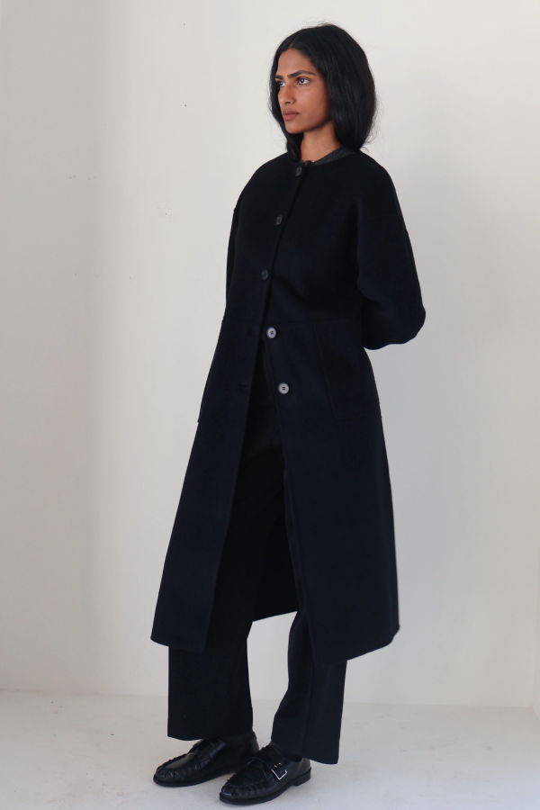Sophie Rue Kole Wool-Cashmere Scarf Coat