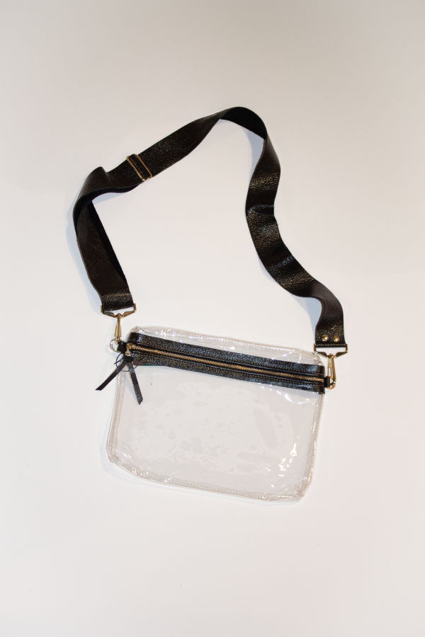 Zina Kao Exclusives Clear Stadium Hip Bag/Shoulder Bag - Large