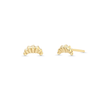 Lizzie Mandler Fine Jewelry Croissant Stud Earring - Thumbnail 1