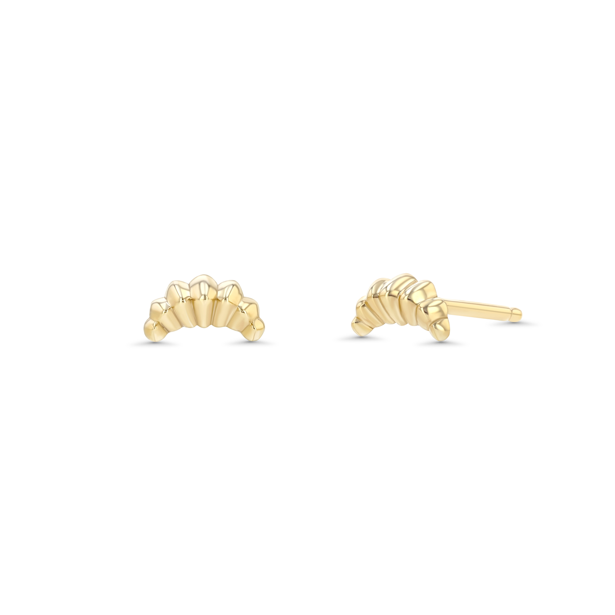 Lizzie Mandler Fine Jewelry Croissant Stud Earring - Image 1 of 3