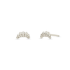 Lizzie Mandler Fine Jewelry Croissant Stud Earring - Thumbnail 3