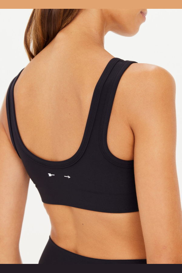 The Upside Peached Harley Bra - Black