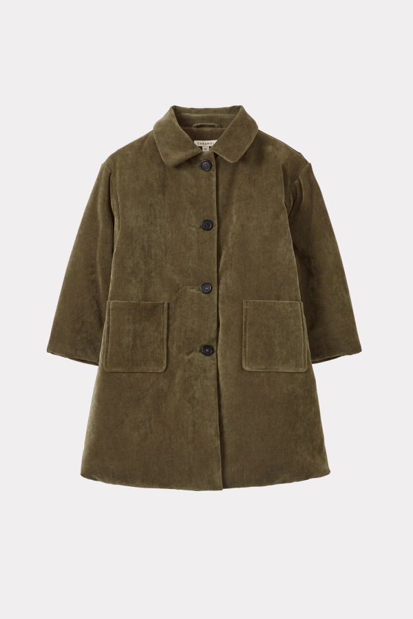 KIDS Caramel Cambridge Children's Velvet Coat