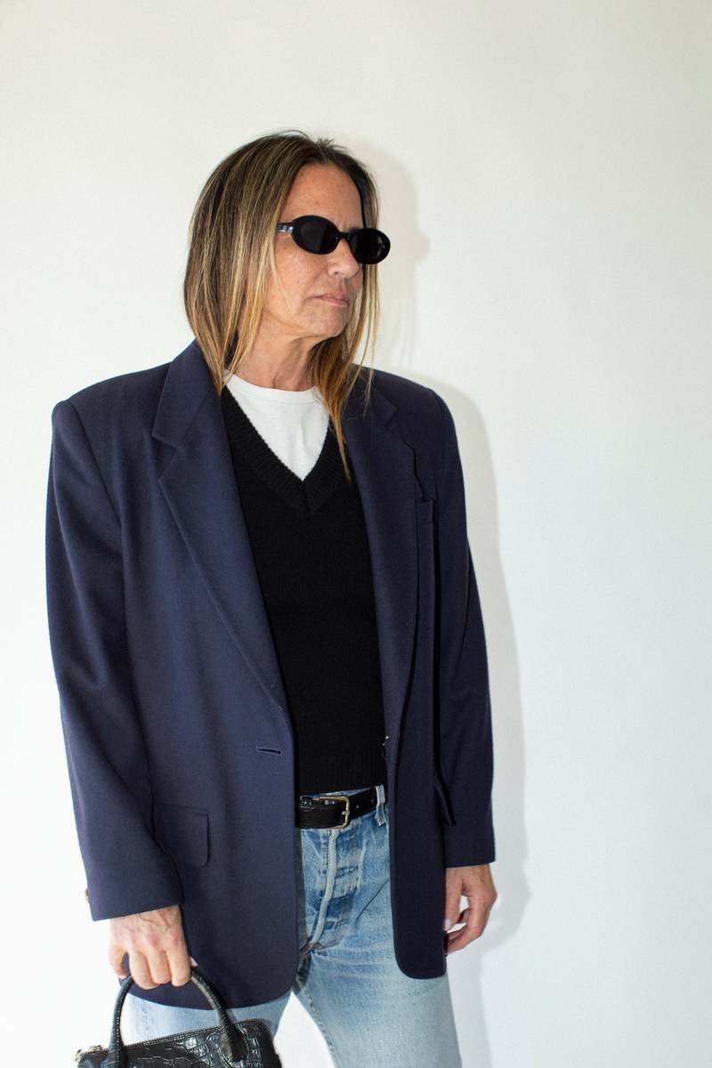 Vintage Blazer - Navy