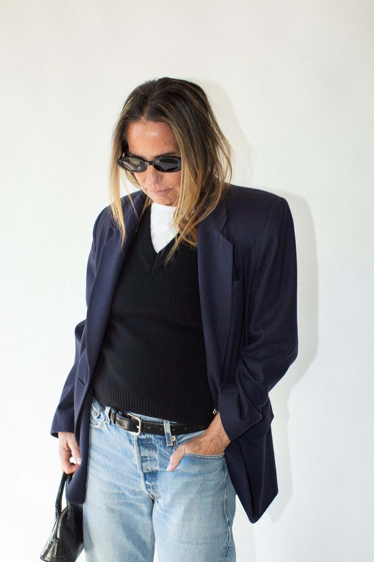 Vintage Blazer - Navy - Image 4 of 12