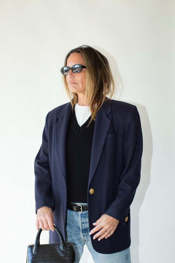 Vintage Blazer - Navy