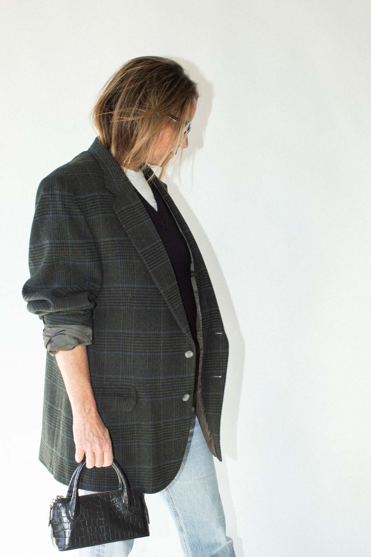 Vintage Plaid Wool Sport Coat - Image 4 of 7