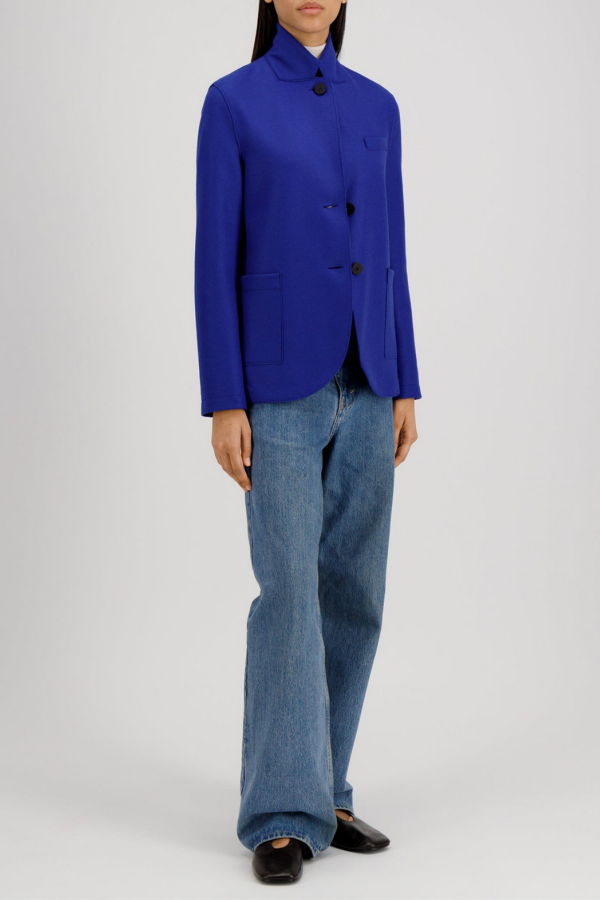 Harris Wharf Stand Up Collar Blazer