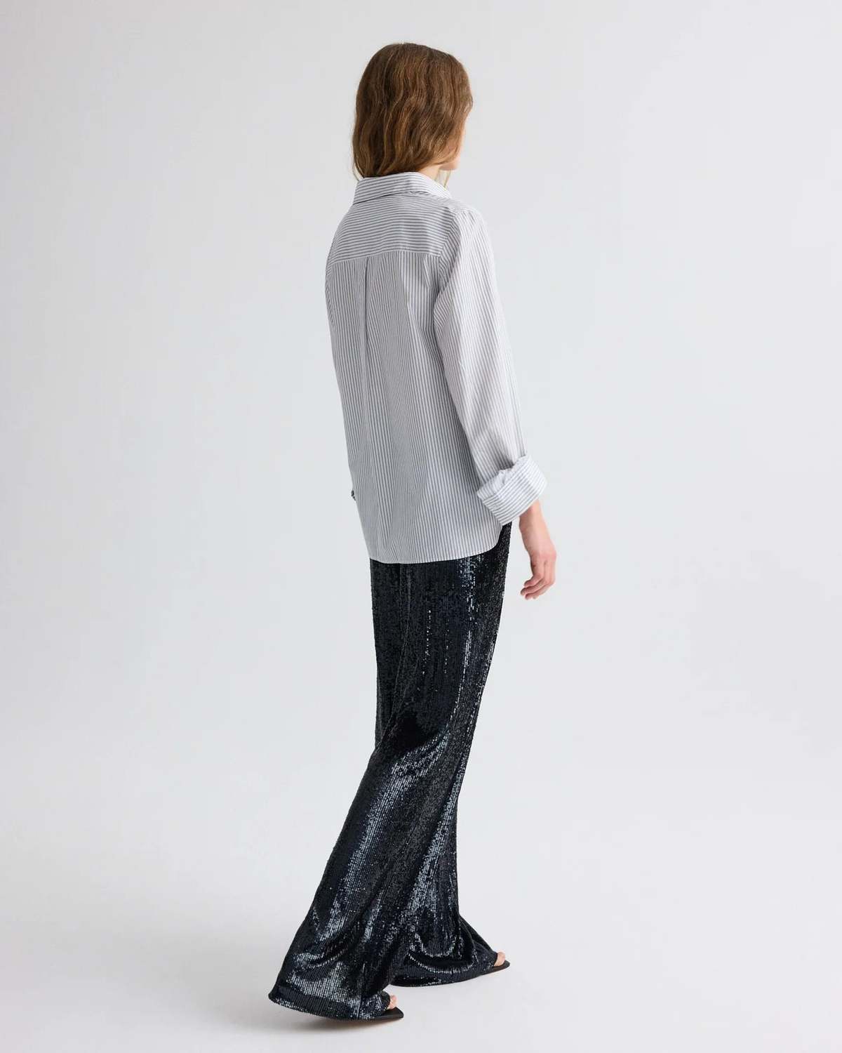 TWP Next Morning Shirt - White-Midnight - Image 5 of 6