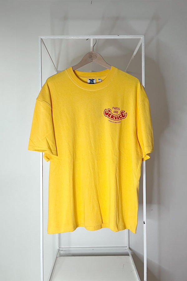 Deus Ex Machina Ruff and Smooth Tee - Yellow