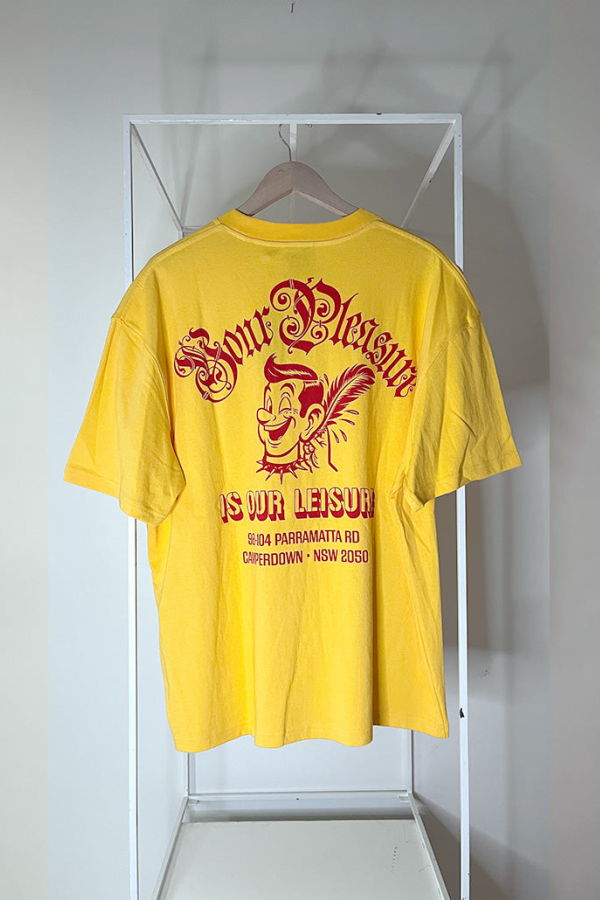 Deus Ex Machina Ruff and Smooth Tee - Yellow