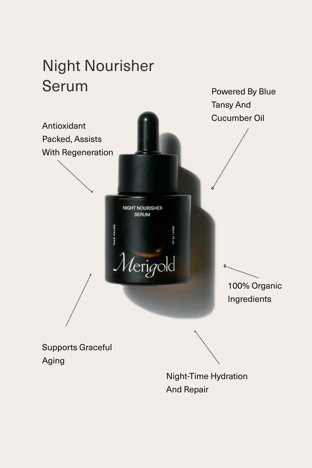Merigold Night Nourisher Serum - Image 2 of 8