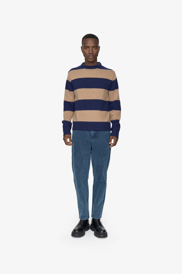 Minimum Daxan Knit Sweater - Sky Captain