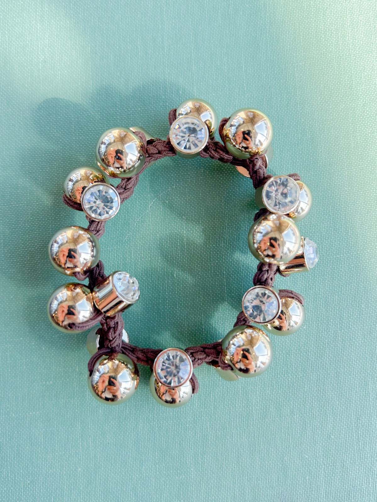 Smith and Co. Design Chunky Scrunchie - Brown - Image 5 of 6