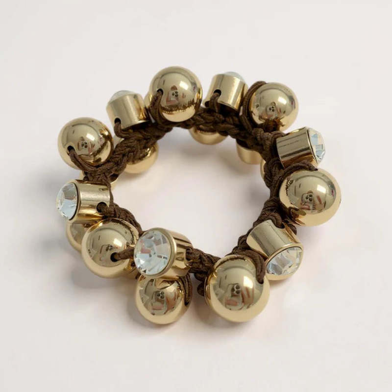 Smith and Co. Design Chunky Scrunchie - Brown