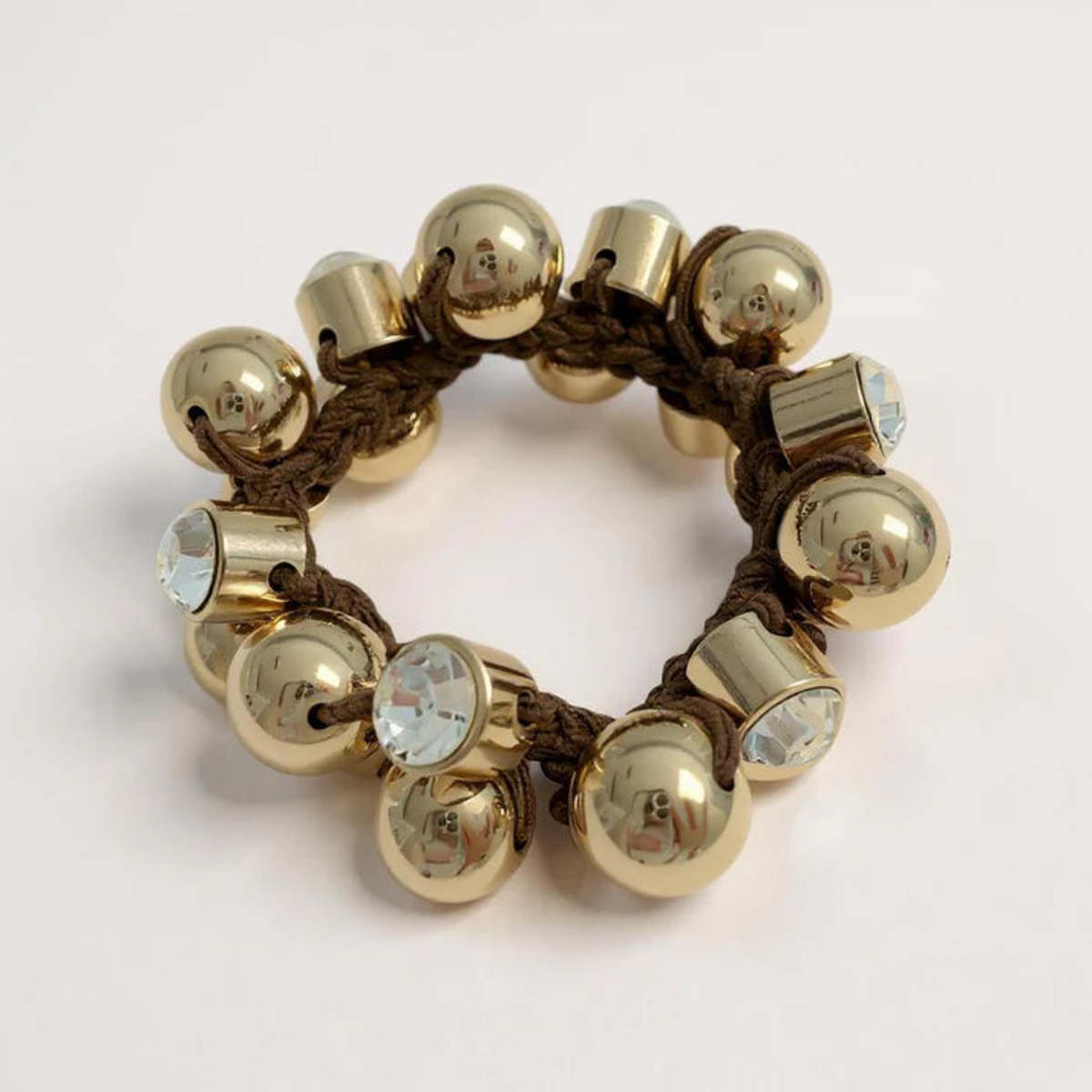 Smith and Co. Design Chunky Scrunchie - Brown - Image 6 of 6