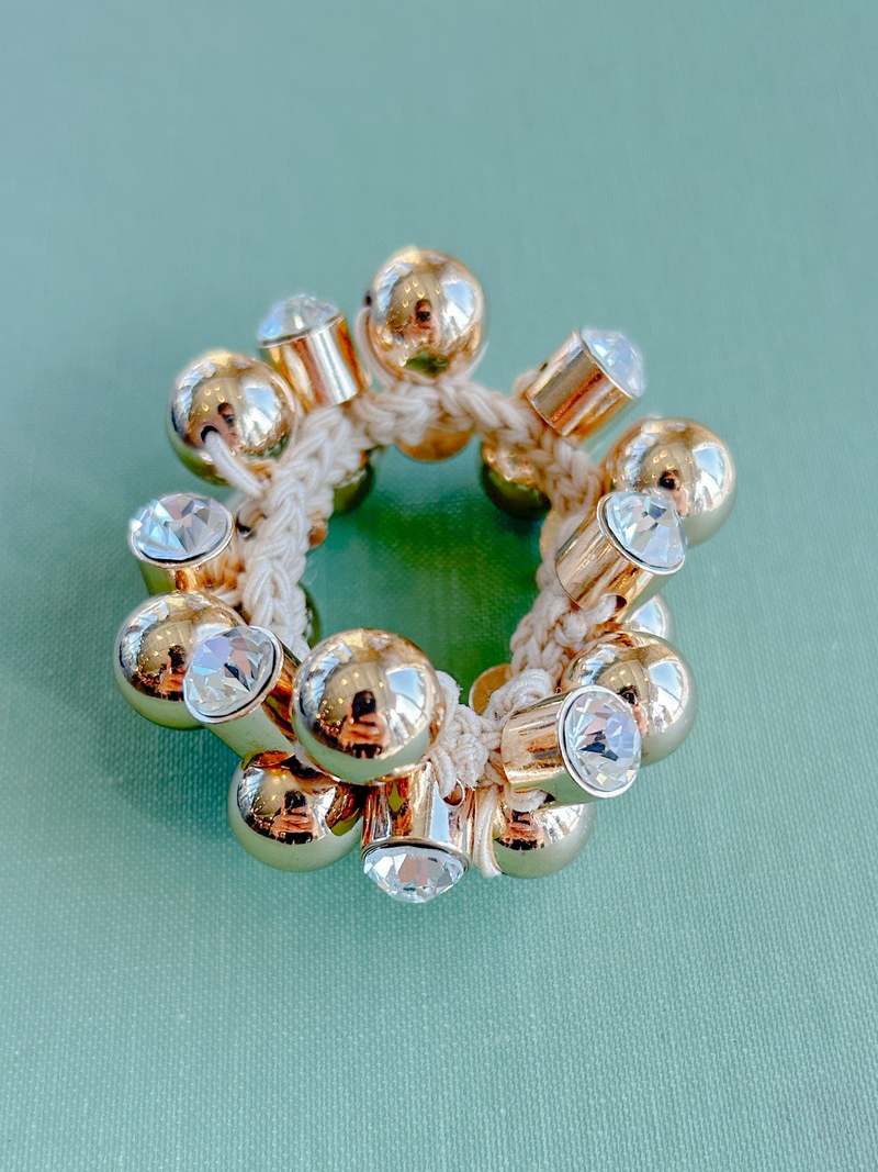 Smith and Co. Design Chunky Scrunchie - Cream