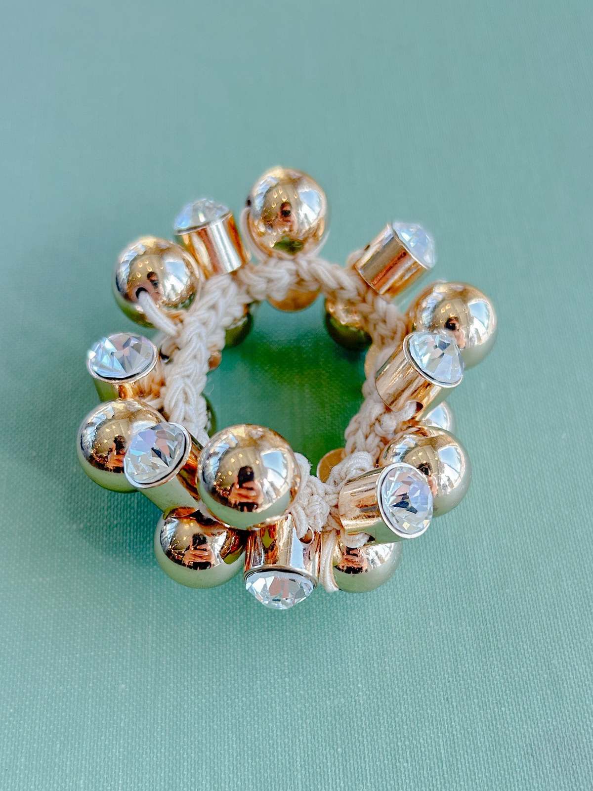 Smith and Co. Design Chunky Scrunchie - Cream - Image 5 of 6