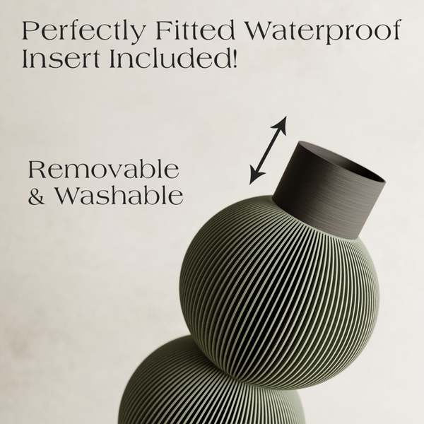 Modernized Pottery Bubble Vase