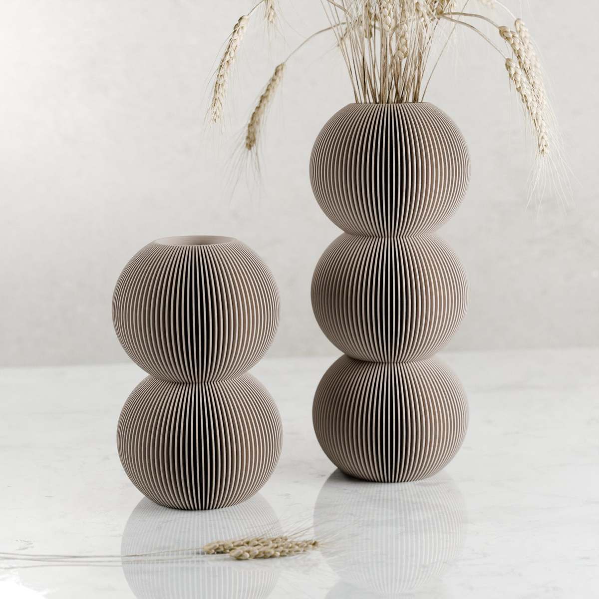 Modernized Pottery Bubble Vase - Image 7 of 11