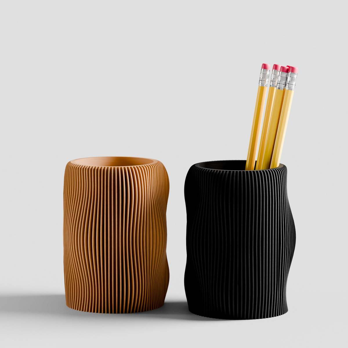 Modernized Pottery Bubbly Pencil Holder - Image 2 of 10