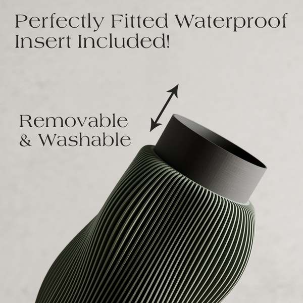 Modernized Pottery Bubbly Vase