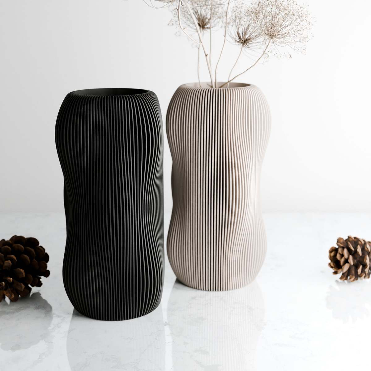 Modernized Pottery Bubbly Vase - Image 8 of 12