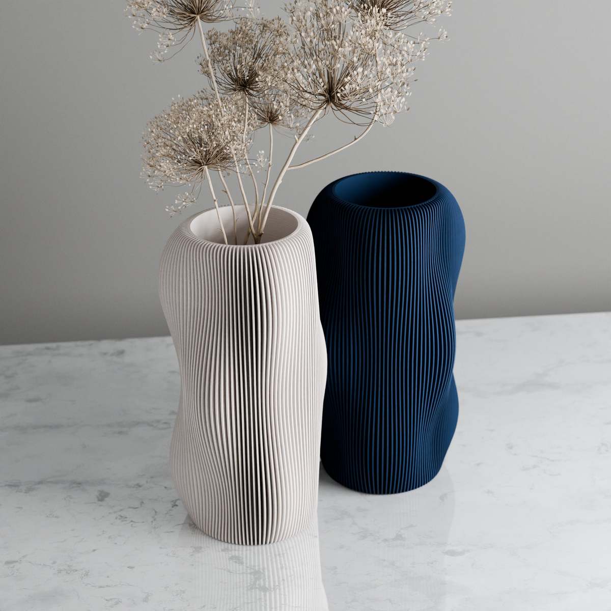 Modernized Pottery Bubbly Vase - Image 10 of 12