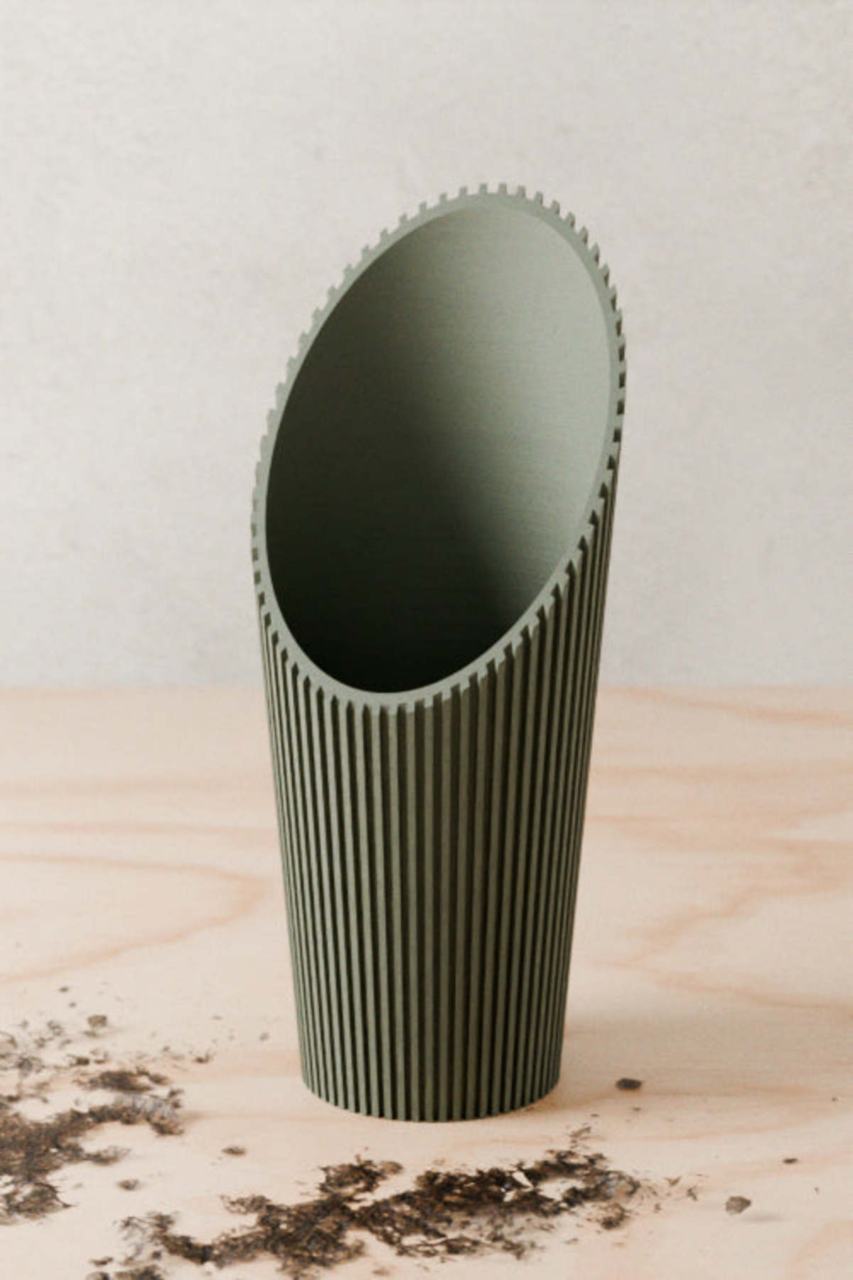 Modernized Pottery Cylindrical Soil Scoop - Image 1 of 9