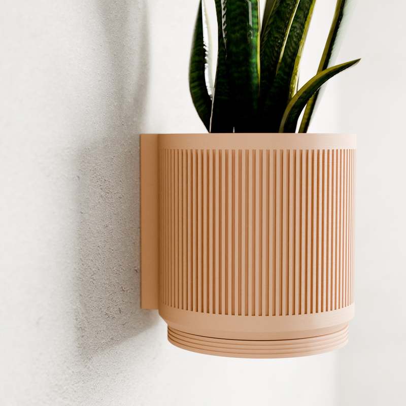 Modernized Pottery Hanging Stream Wall Planter