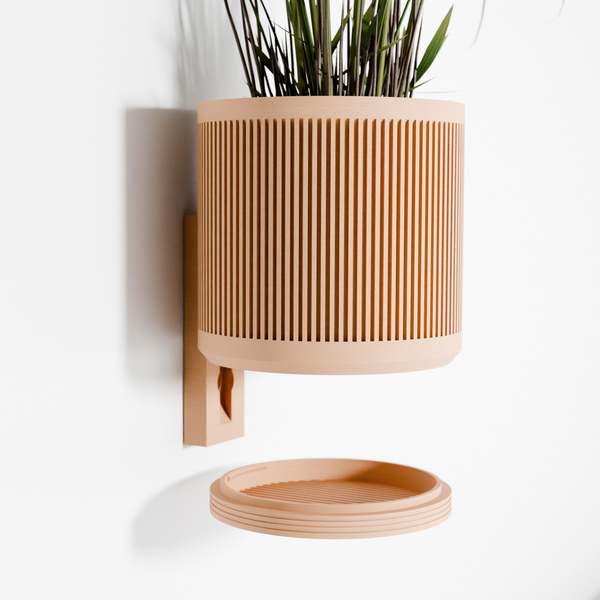 Modernized Pottery Hanging Stream Wall Planter