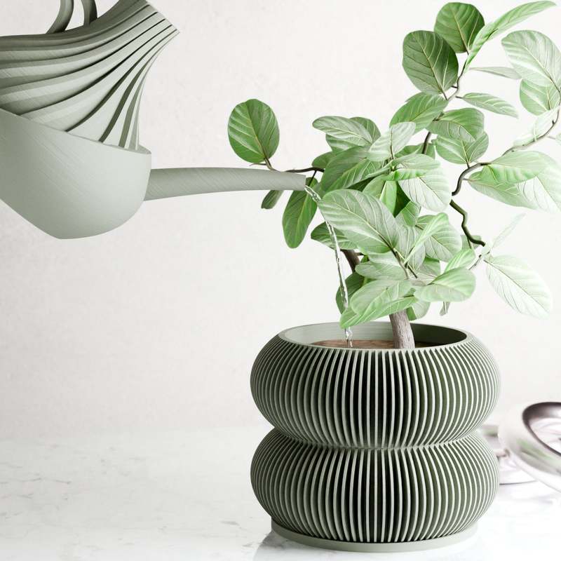 Modernized Pottery Revolve Watering Can