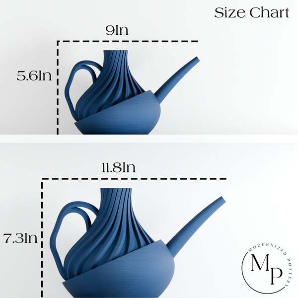 Modernized Pottery Revolve Watering Can