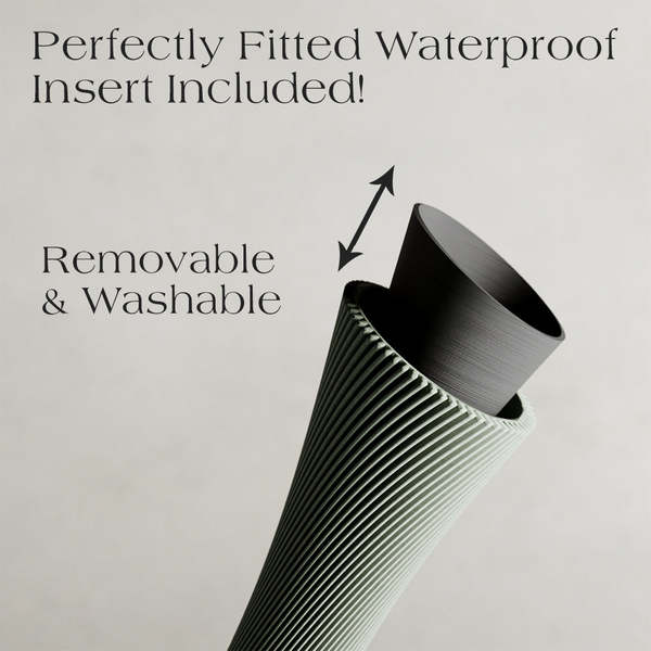 Modernized Pottery Spiral Rose Vase