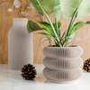 Modernized Pottery Triple Bubbles Planter - Thumbnail 5