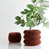Modernized Pottery Triple Bubbles Planter - Thumbnail 6