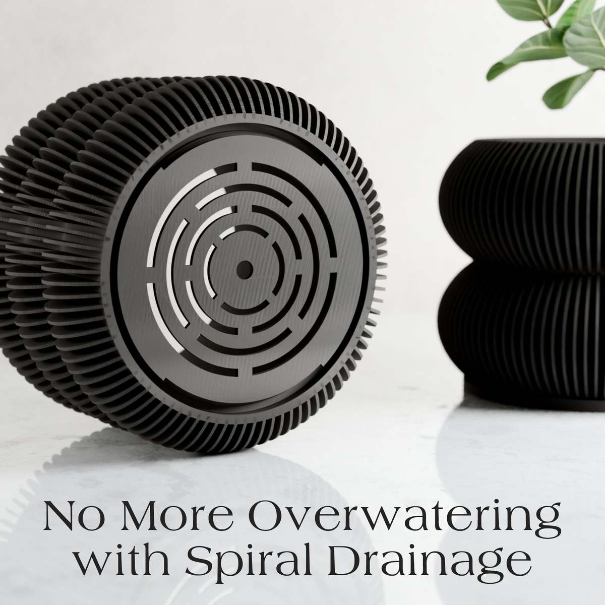 Modernized Pottery Triple Bubbles Planter - Image 9 of 14