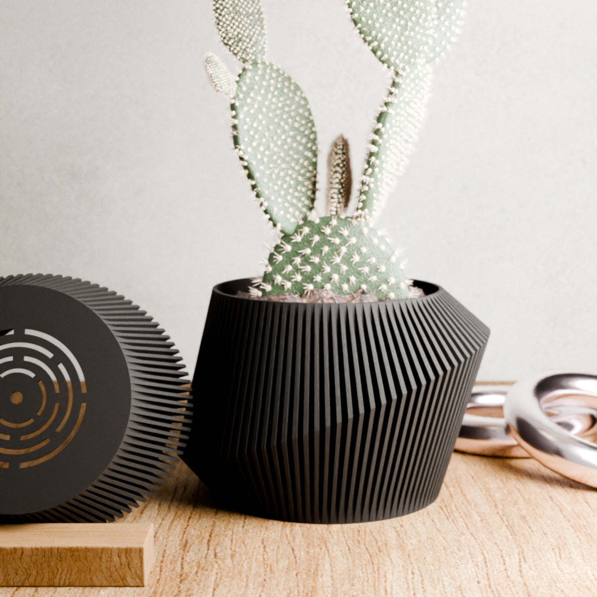 Modernized Pottery Urban Planter Planter - Image 3 of 15