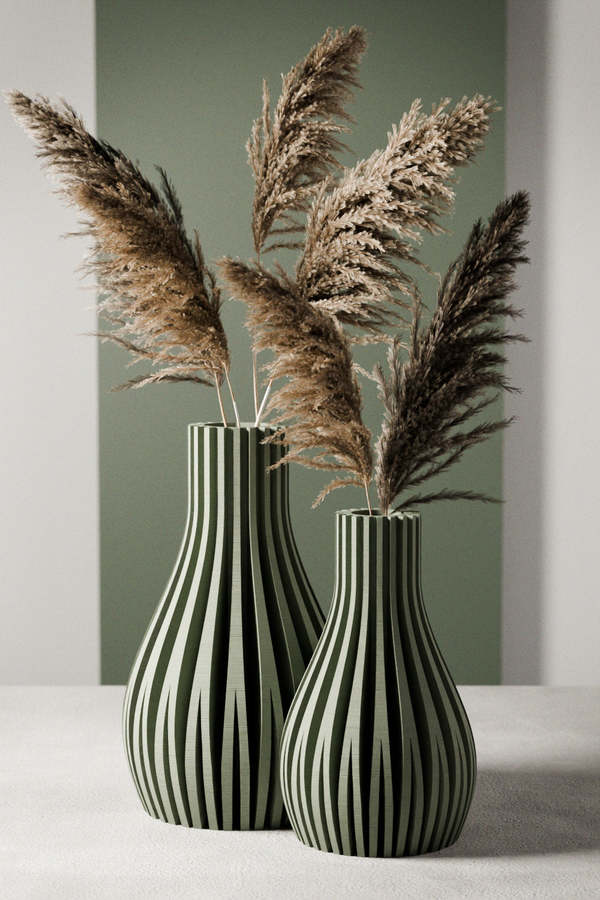 Modernized Pottery Willow Vase