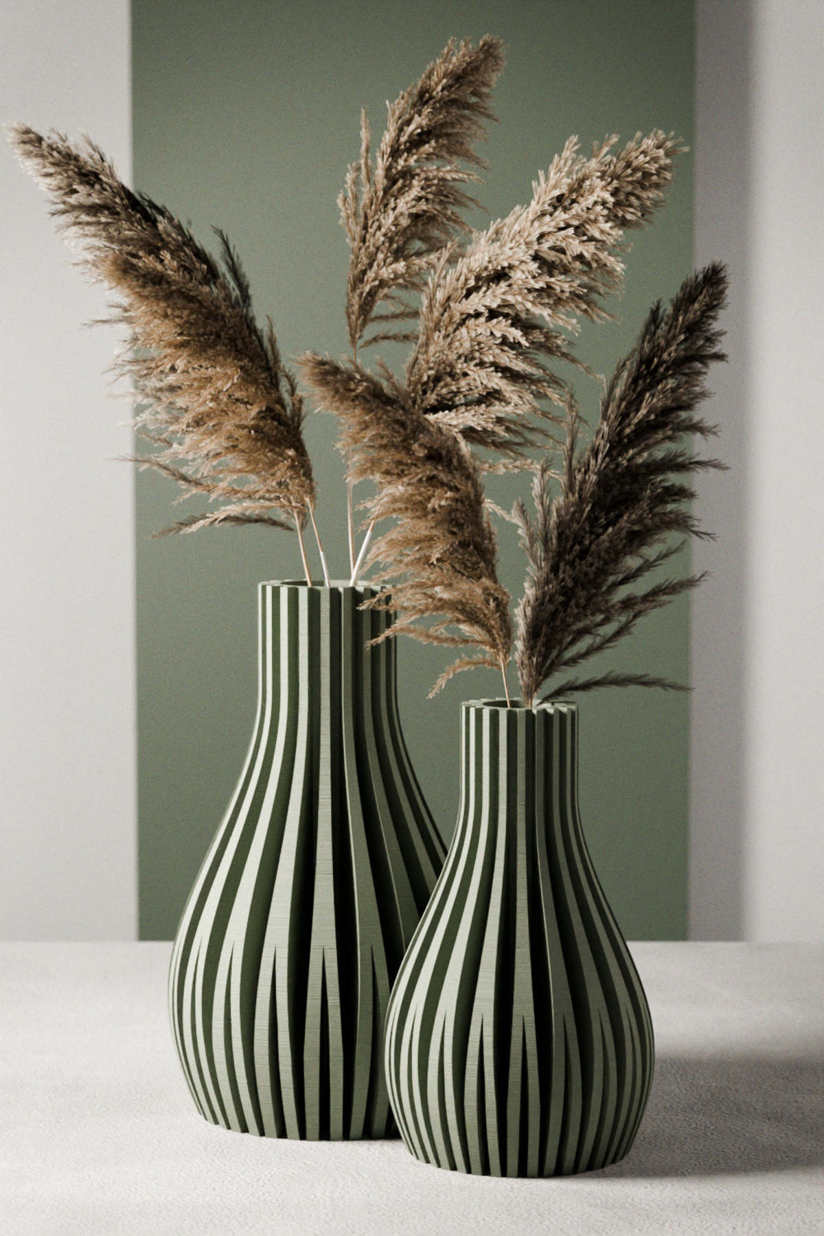 Modernized Pottery Willow Vase - Image 1 of 12