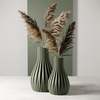 Modernized Pottery Willow Vase - Thumbnail 2