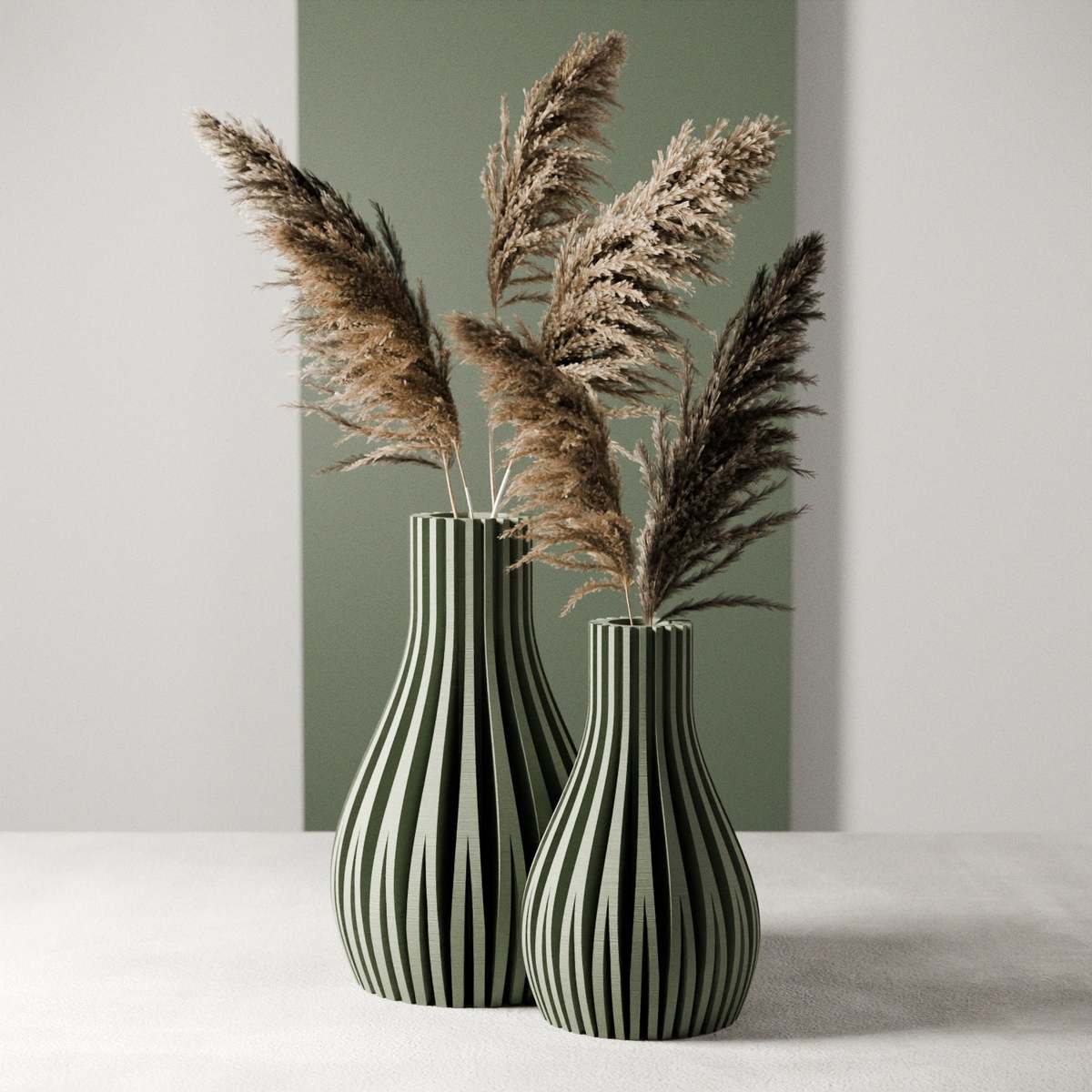 Modernized Pottery Willow Vase - Image 2 of 12
