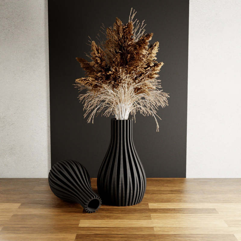 Modernized Pottery Willow Vase
