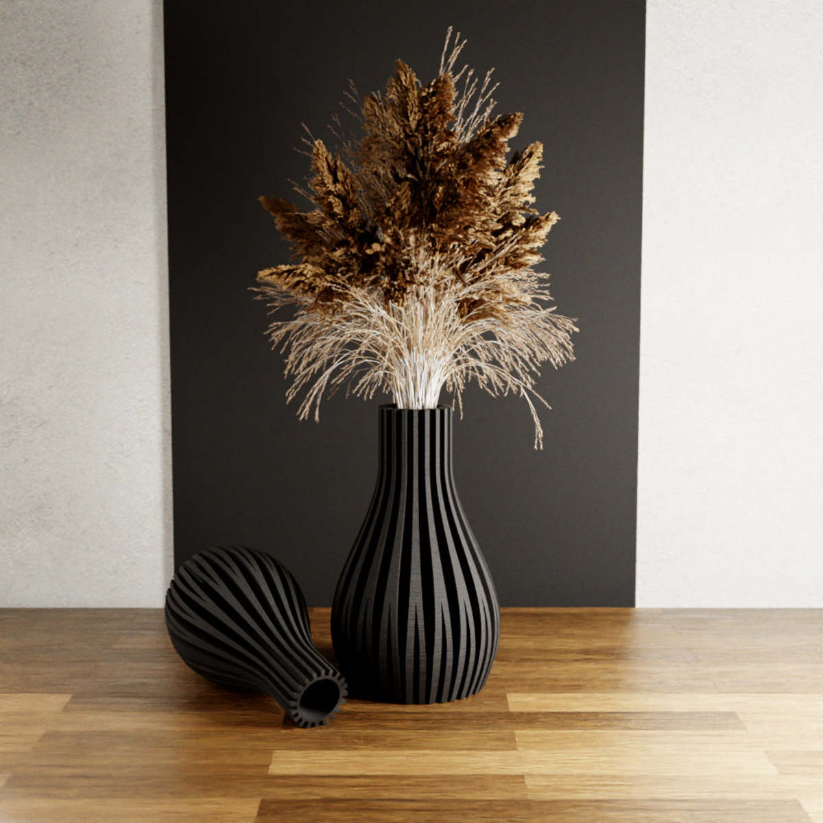 Modernized Pottery Willow Vase - Image 4 of 12