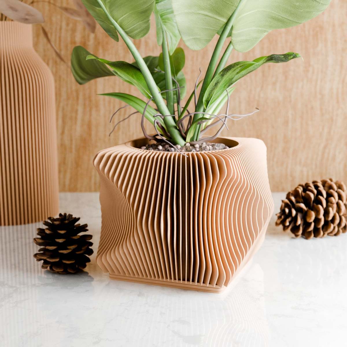 Modernized Pottery Xenova Planter - Image 10 of 13