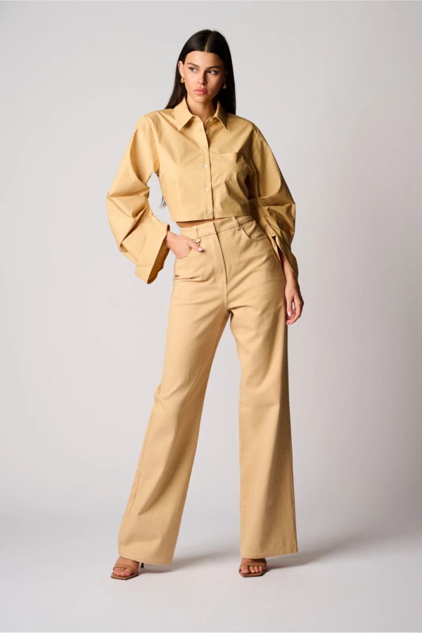 Hevron Raquel Top - Sandstone