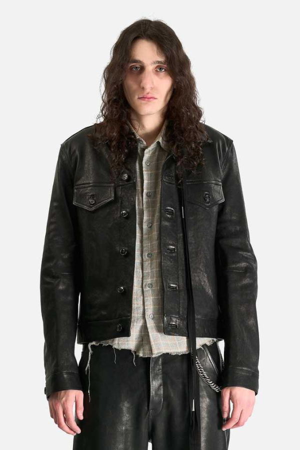 Ann Demeulemeester Erbe Fitted Trucker Jacket