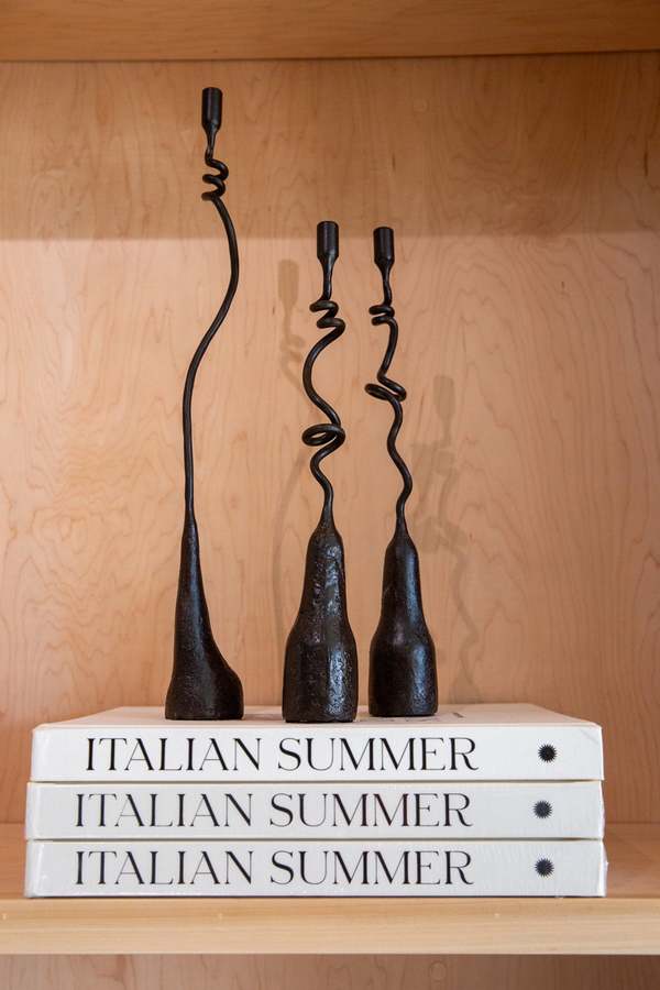 Maison Avenir Avenir Lumiere Iron Hand Forged Candlestick 20" Candlestick